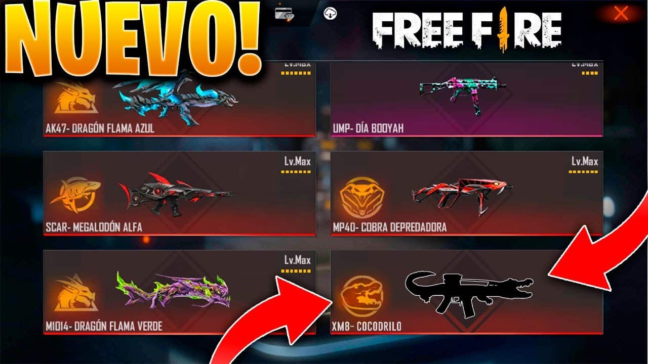 descubre las mejores armas evolutivas en free fire diamantes que aumentaran tu poder de combate