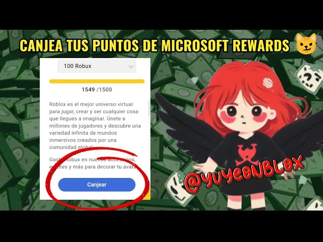 Cómo canjear puntos de Microsoft Rewards por Robux