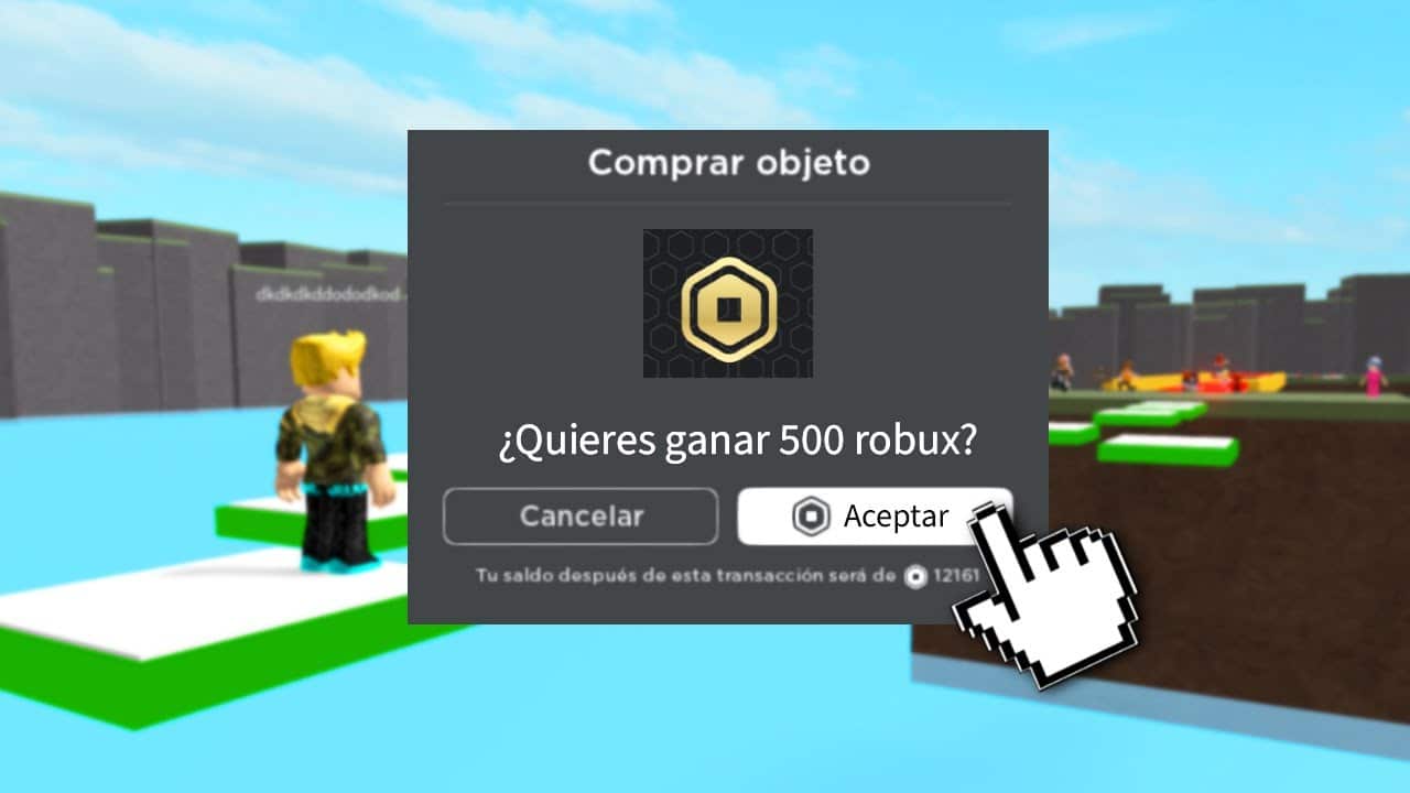 Cómo se llama el juego que te da Robux gratis en Roblox